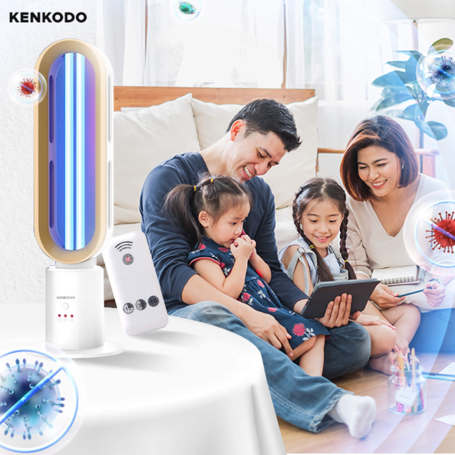 Thiết bị đèn khử khuẩn Kenkodo được mọi người tin dùng